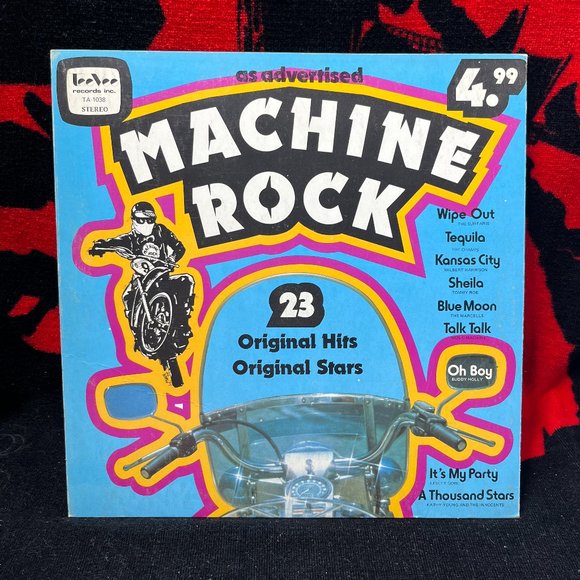Tee Vee Records. Machine Rock. Good Condition. 1970's - Picture 1 of 7